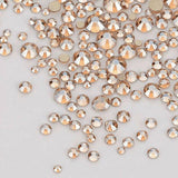 Champagne Mixed Sizes by thePINKchair - thePINKchair.ca - Rhinestone - thePINKchair nail studio