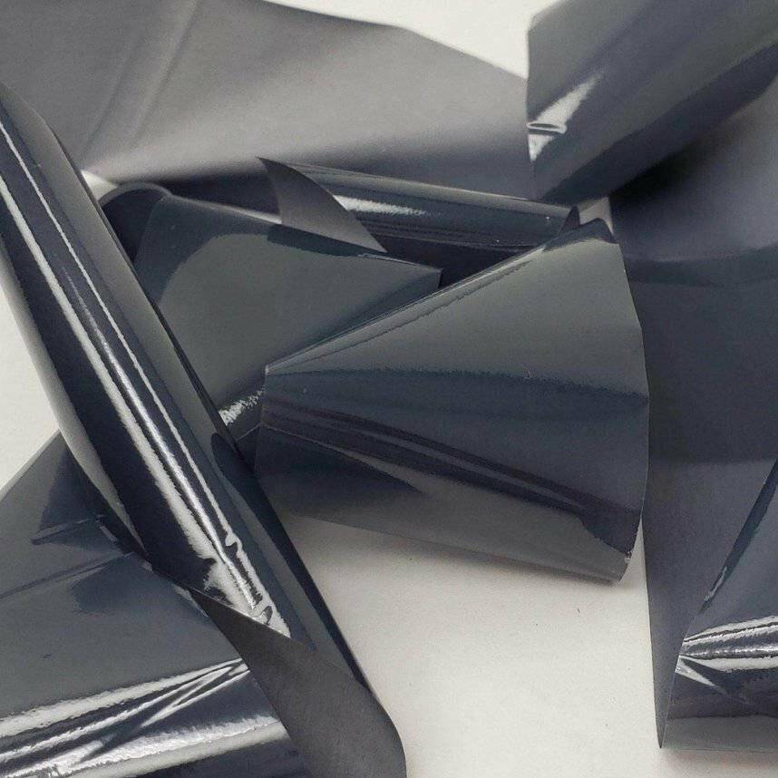 Charcoal Matte Transfer Foil by thePINkchair - thePINKchair.ca - Nail Art - thePINKchair nail studio