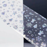 Christmas 1 Transfer Foil by thePINKchair - thePINKchair.ca - Nail Art - thePINKchair nail studio