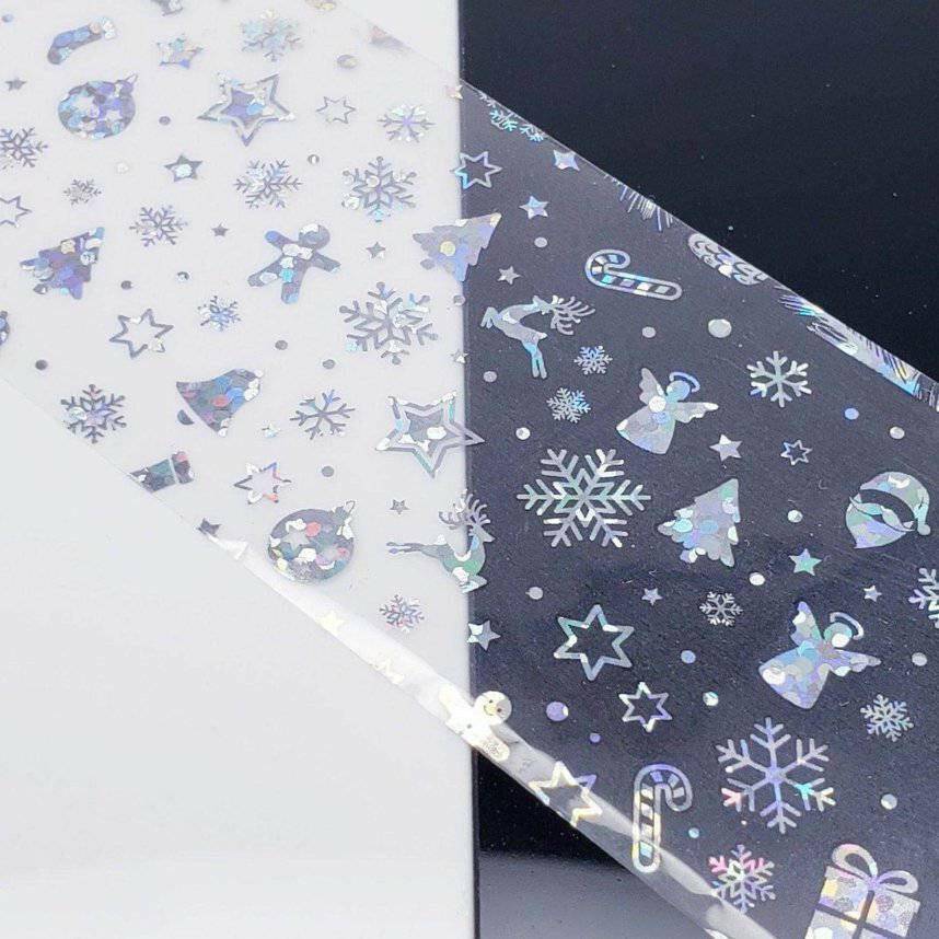 Christmas 1 Transfer Foil by thePINKchair - thePINKchair.ca - Nail Art - thePINKchair nail studio