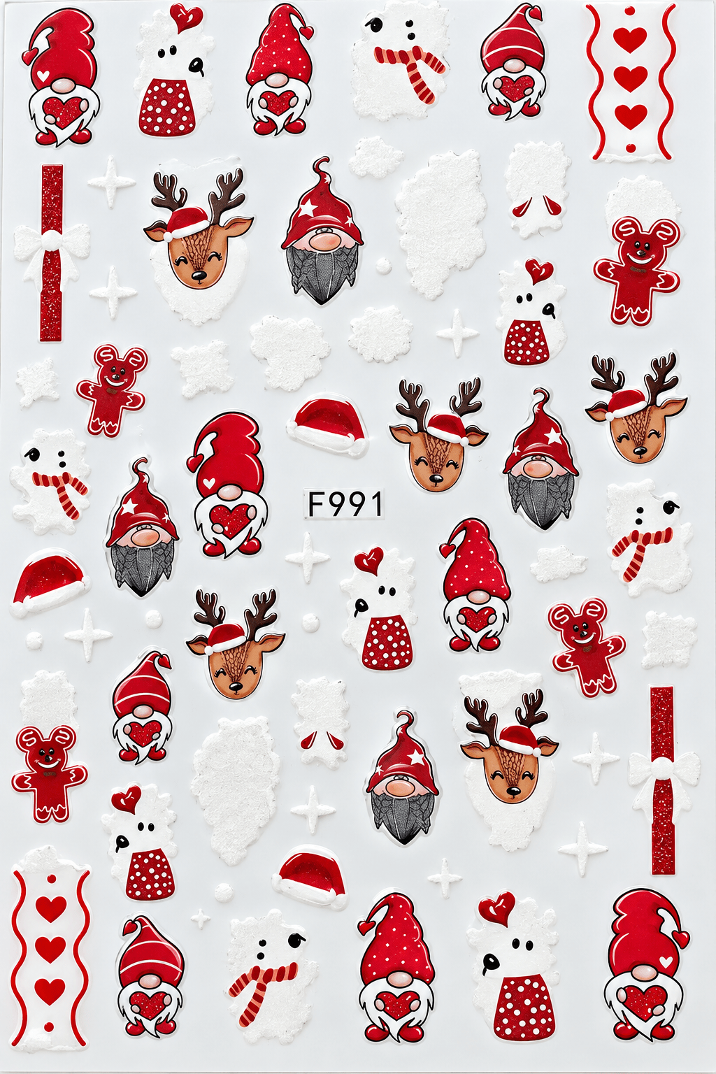 Christmas Crew – Nail Art Stickers - thePINKchair.ca - nail art - thePINKchair.ca