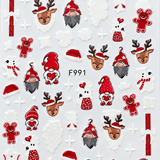 Christmas Crew – Nail Art Stickers - thePINKchair.ca - nail art - thePINKchair.ca