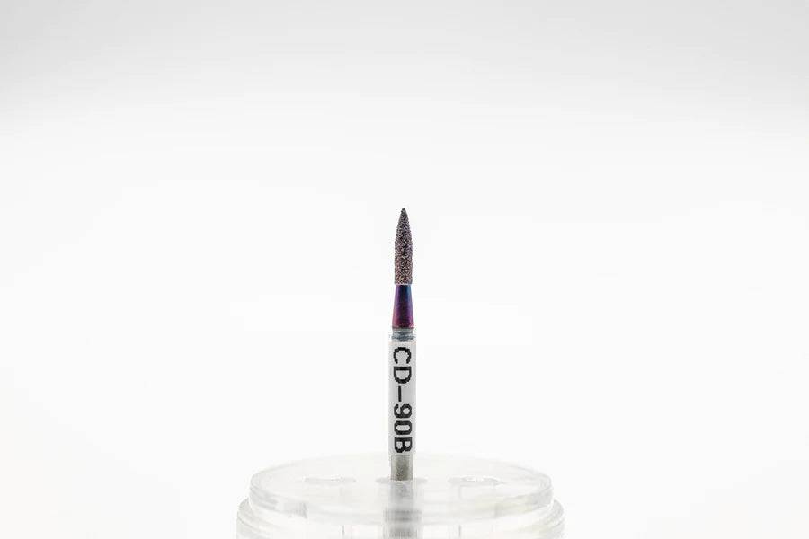 Coated Diamond Nail Drill Bits DCK-90, shape bullet, head size 1.8x8mm - thePINKchair.ca