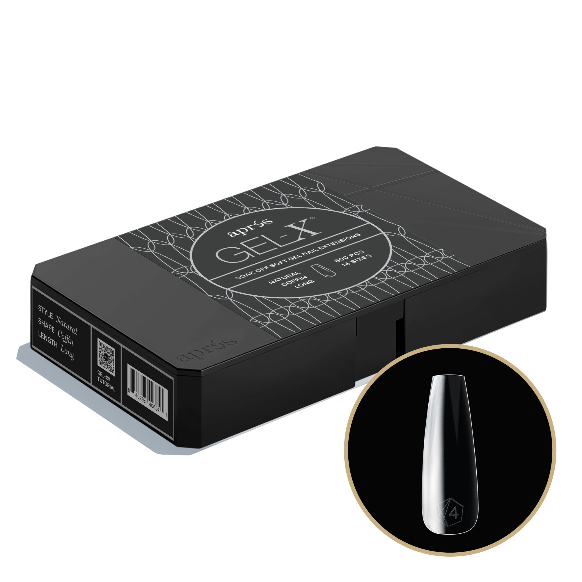 COFFIN Gel-X® Tip Box - Pro (600/420pcs) - thePINKchair.ca - Tips - Apres