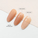 Cold Coffee - 603 - thePINKchair.ca - gel polish - Apres