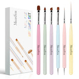 Color Nail Art Brushes Set (6Pcs) - thePINKchair.ca - Brushes - Melody Susie