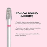 Conical Round Bit (MEDIUM) by Kiara Sky - thePINKchair.ca - efile bit - Kiara Sky