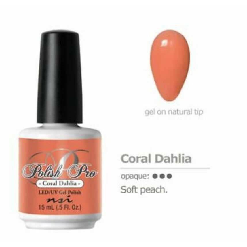 Coral Dahlia Polish Pro - thePINKchair.ca