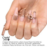 Cover Peach SENS AcrylGel (30ml) by Crystal nails