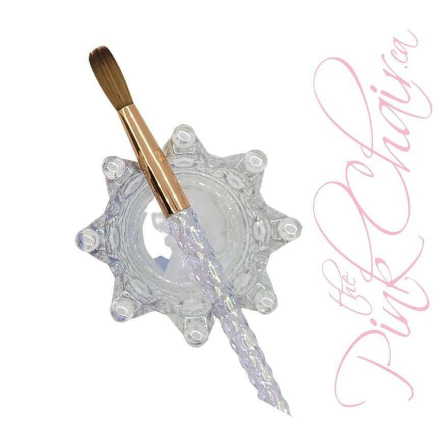 Crown Brush Holder/Liquid Dish by thePINKchair - thePINKchair.ca - Odds & Ends - thePINKchair nail studio