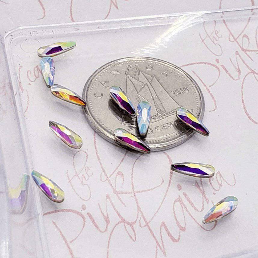 Crystal AB, Shape 10 by thePINKchair - thePINKchair.ca - Rhinestone - thePINKchair nail studio