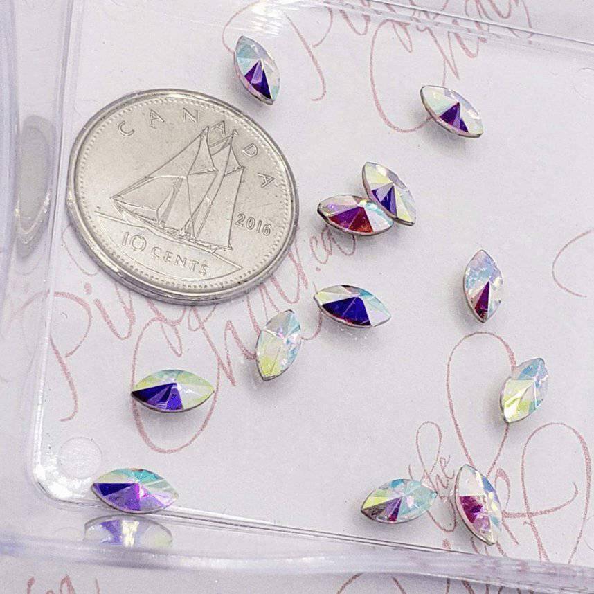 Crystal AB, Shape 19 by thePINKchair - thePINKchair.ca - Rhinestone - thePINKchair nail studio