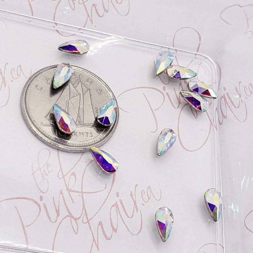 Crystal AB, Shape 21 by thePINKchair - thePINKchair.ca - Rhinestone - thePINKchair nail studio