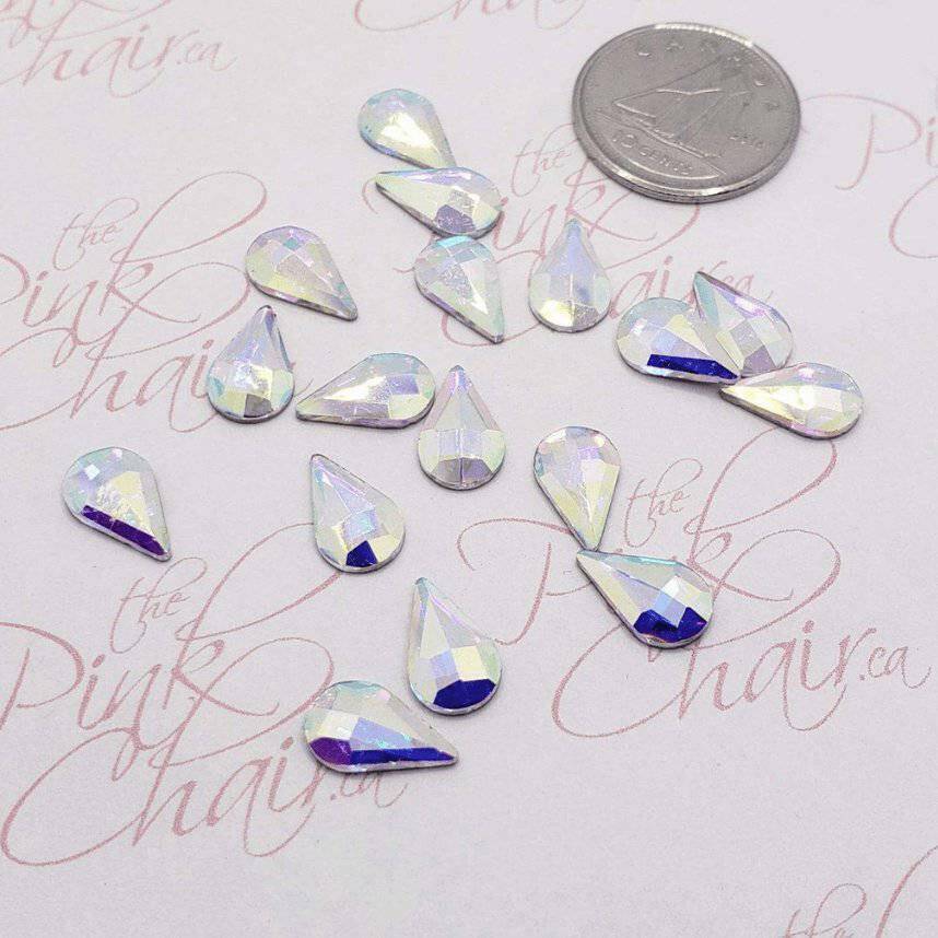Crystal AB, Shape 26 by thePINKchair - thePINKchair.ca - Rhinestone - thePINKchair nail studio