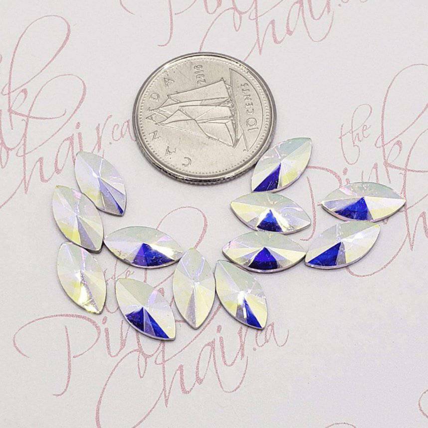 Crystal AB, Shape 28 by thePINKchair - thePINKchair.ca - Rhinestone - thePINKchair nail studio