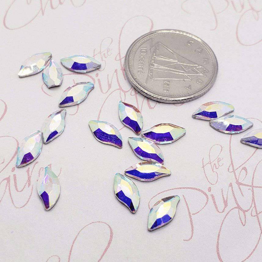 Crystal AB, Shape 30 by thePINKchair - thePINKchair.ca - Rhinestone - thePINKchair nail studio