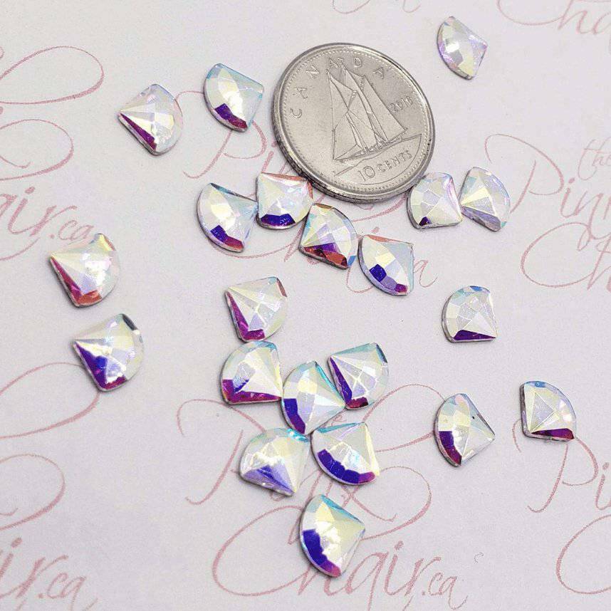 Crystal AB, Shape 31 by thePINKchair - thePINKchair.ca - Rhinestone - thePINKchair nail studio