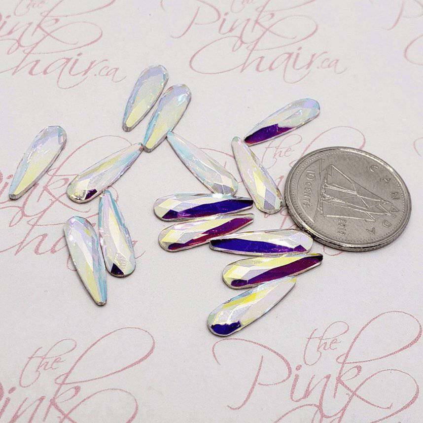 Crystal AB, Shape 34 by thePINKchair - thePINKchair.ca - Rhinestone - thePINKchair nail studio
