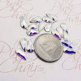 Crystal AB, Shape 35 by thePINKchair - thePINKchair.ca - Rhinestone - thePINKchair nail studio