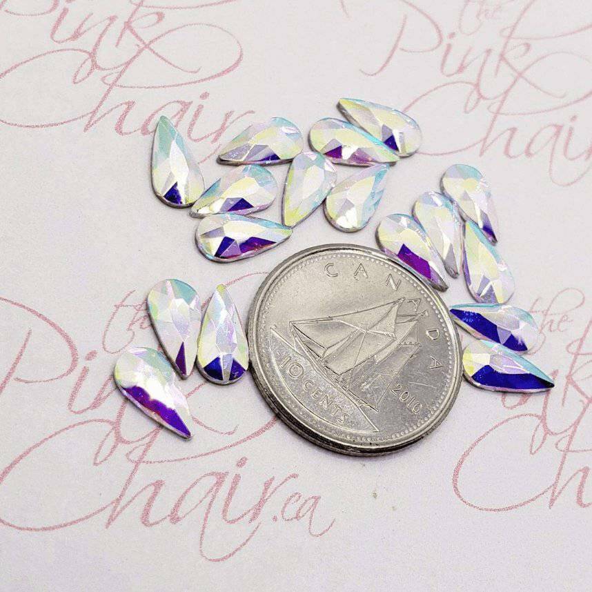 Crystal AB, Shape 35 by thePINKchair - thePINKchair.ca - Rhinestone - thePINKchair nail studio
