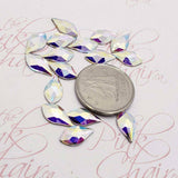 Crystal AB, Shape 37 by thePINKchair - thePINKchair.ca - Rhinestone - thePINKchair nail studio