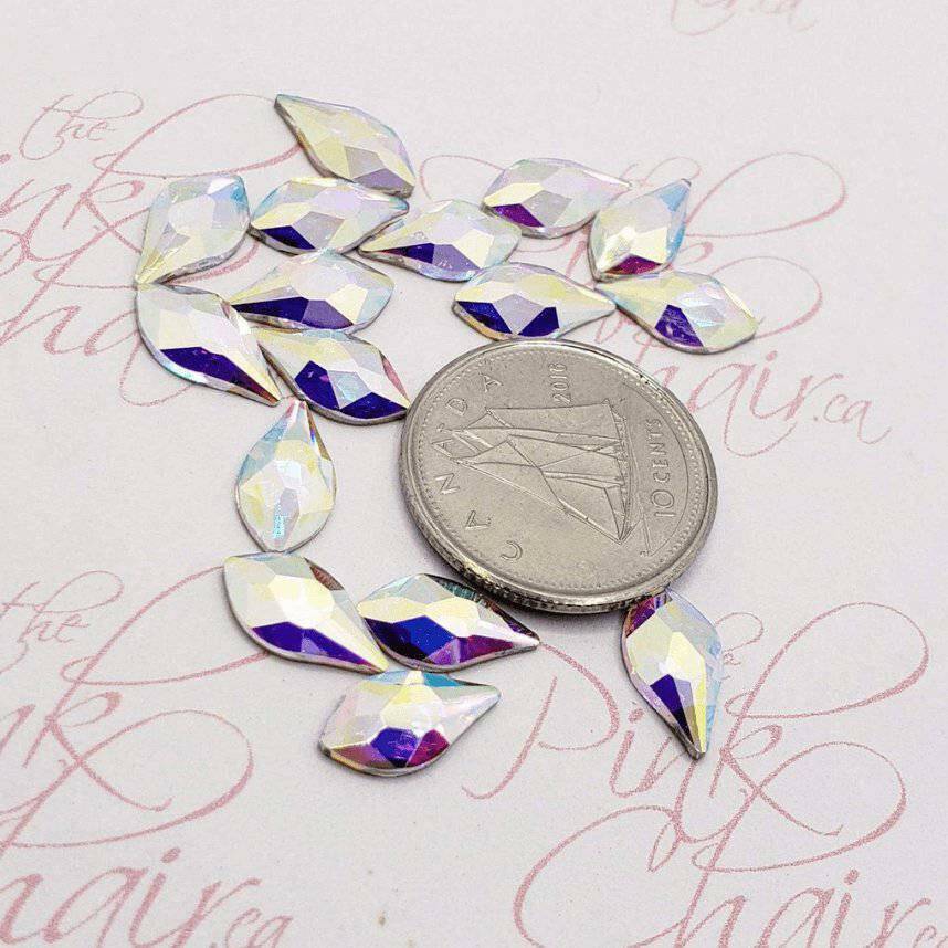 Crystal AB, Shape 37 by thePINKchair - thePINKchair.ca - Rhinestone - thePINKchair nail studio