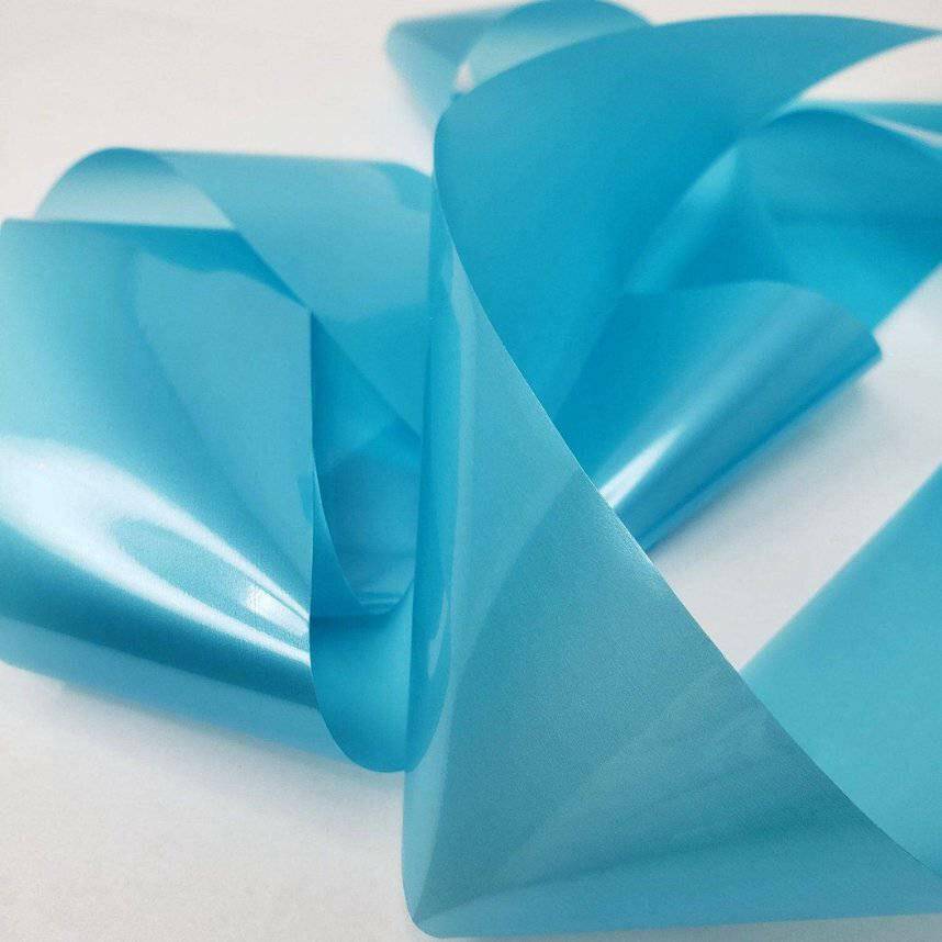 Crystal Blue Transfer Foil by thePINkchair - thePINKchair.ca - Nail Art - thePINKchair nail studio