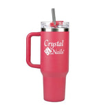Crystal Nails Stainless 40oz. Tumbler - thePINKchair.ca - swag - Crystal Nails/Elite Cosmetix USA
