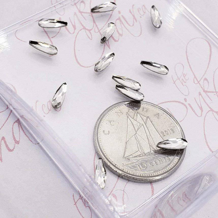 Crystal, Shape 10 by thePINKchair - thePINKchair.ca - Rhinestone - thePINKchair nail studio
