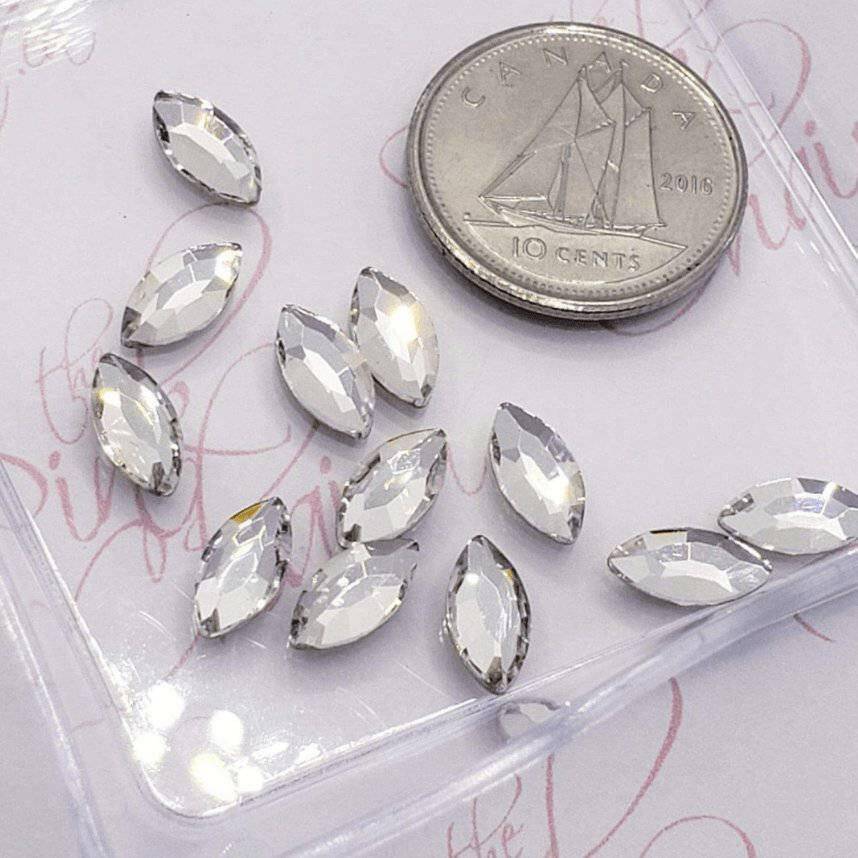 Crystal, Shape 11 by thePINKchair - thePINKchair.ca - Rhinestone - thePINKchair nail studio