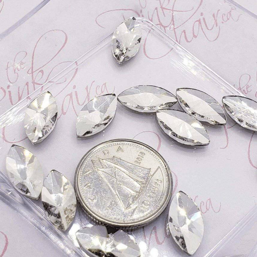 Crystal, Shape 13 by thePINKchair - thePINKchair.ca - Rhinestone - thePINKchair nail studio