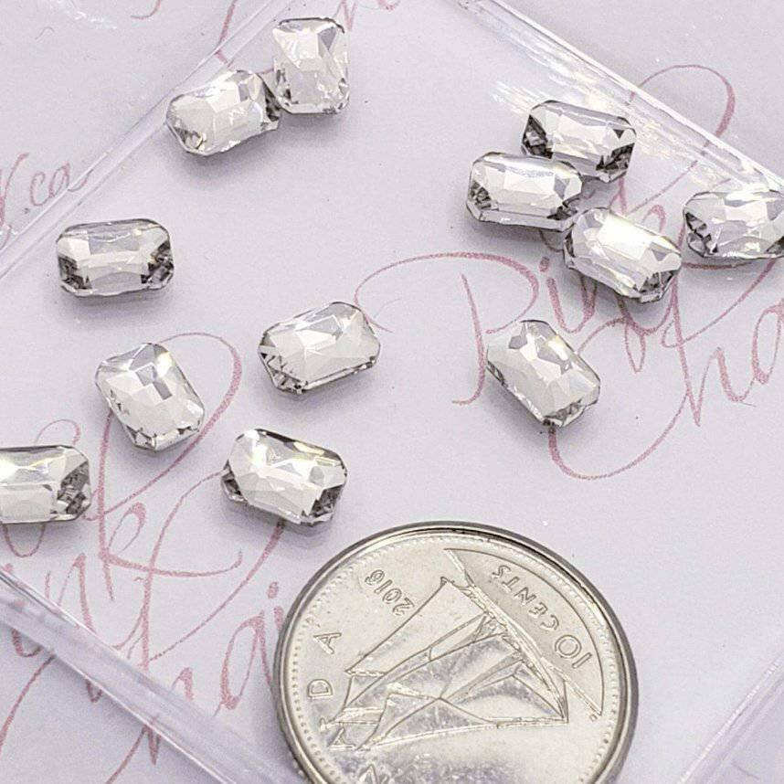Crystal, Shape 17 by thePINKchair - thePINKchair.ca - Rhinestone - thePINKchair nail studio