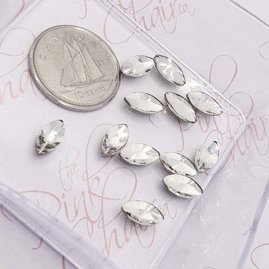 Crystal, Shape 18 by thePINKchair - thePINKchair.ca - Rhinestone - thePINKchair nail studio
