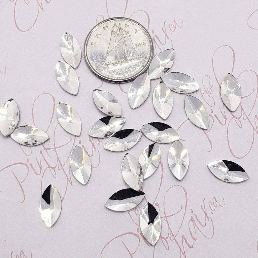 Crystal, Shape 28 by thePINKchair - thePINKchair.ca - Rhinestone - thePINKchair nail studio