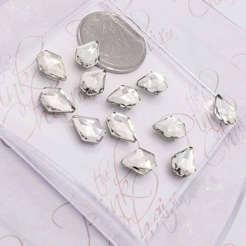 Crystal, Shape 3 by thePINKchair - thePINKchair.ca - Rhinestone - thePINKchair nail studio