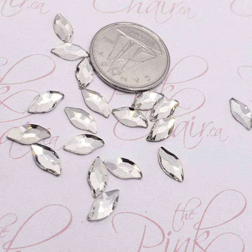 Crystal, Shape 30 by thePINKchair - thePINKchair.ca - Rhinestone - thePINKchair nail studio