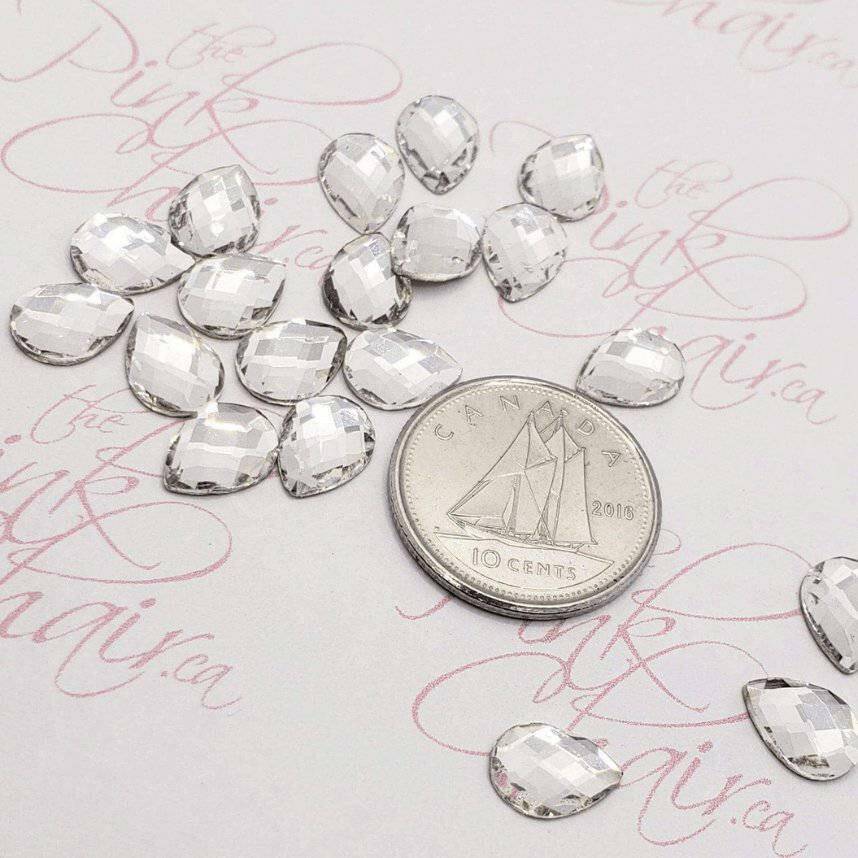 Crystal, Shape 32 by thePINKchair - thePINKchair.ca - Rhinestone - thePINKchair nail studio