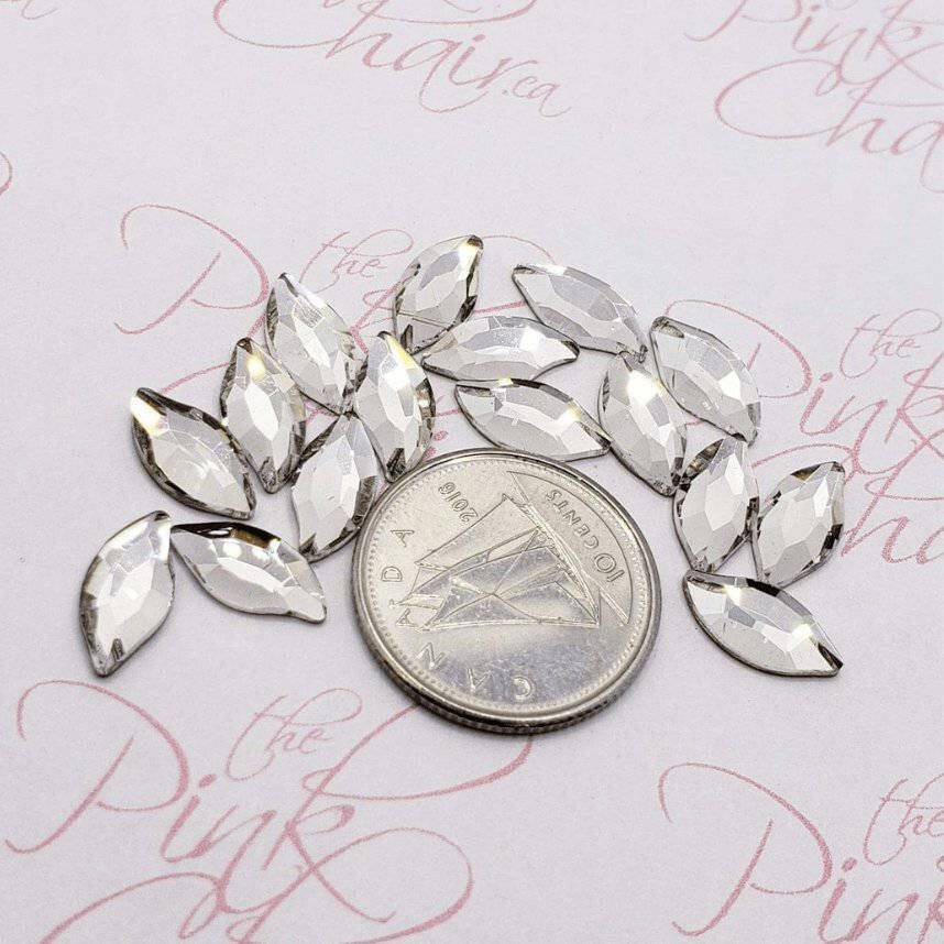 Crystal, Shape 37 by thePINKchair - thePINKchair.ca - Rhinestone - thePINKchair nail studio