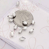 Crystal, Shape 8 by thePINKchair - thePINKchair.ca - Rhinestone - thePINKchair nail studio