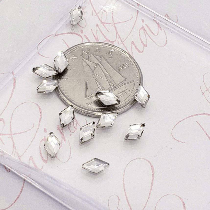 Crystal, Shape 8 by thePINKchair - thePINKchair.ca - Rhinestone - thePINKchair nail studio