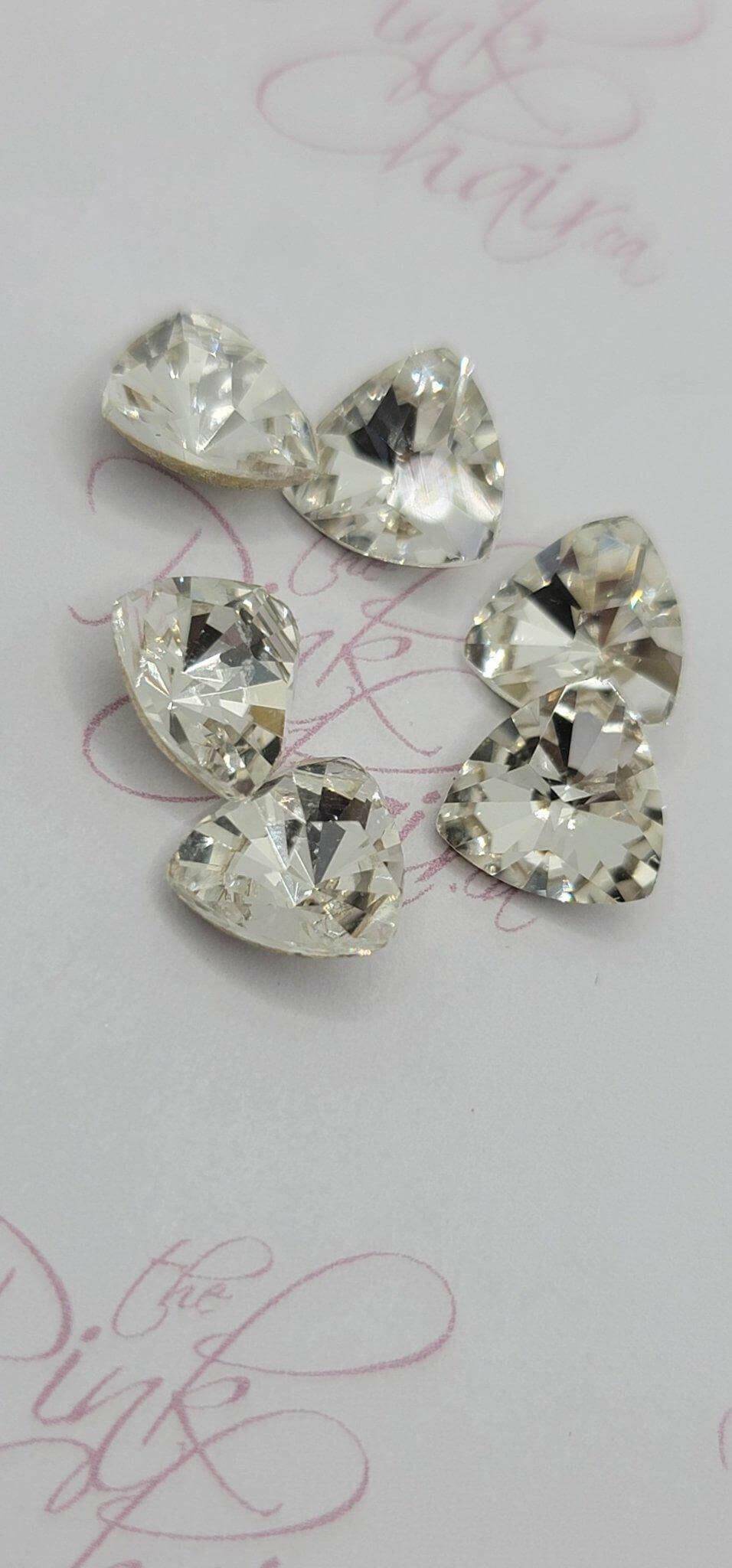 Crystal, Trilliant (10mm/6pcs) - thePINKchair.ca - Rhinestone - thePINKchair nail studio