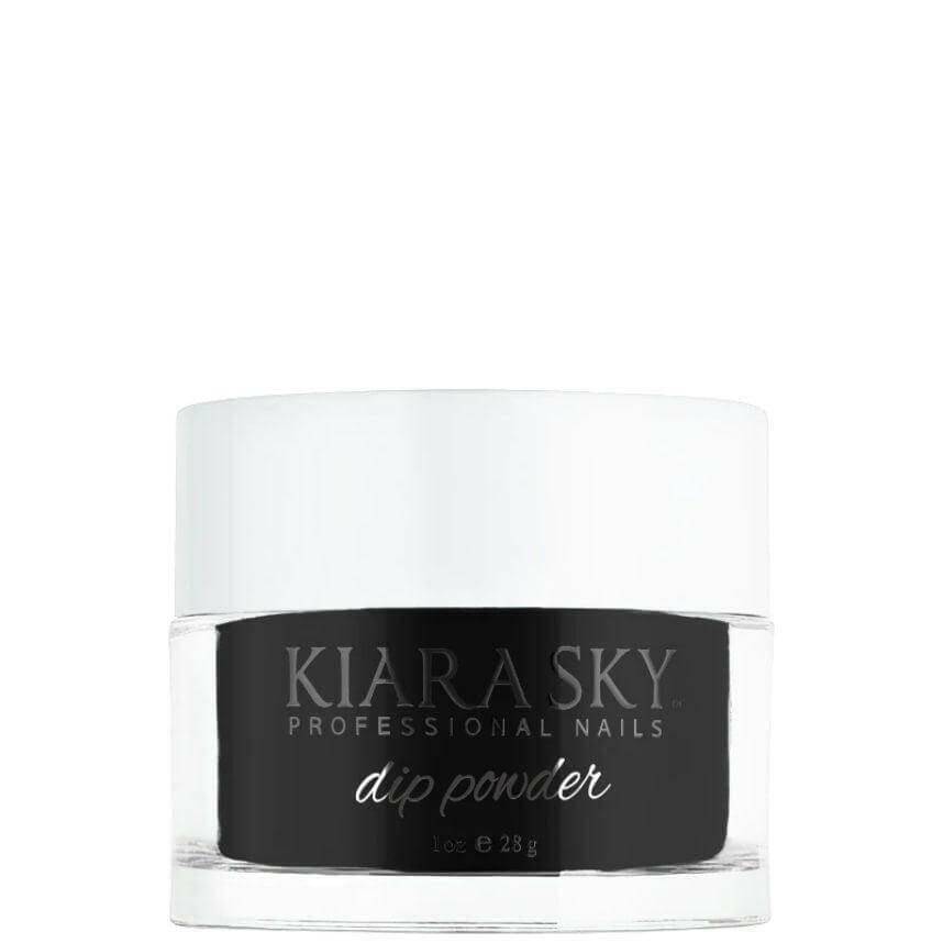 D435, Black to Black Dip Powder by Kiara Sky - thePINKchair.ca - Dip Powder - Kiara Sky