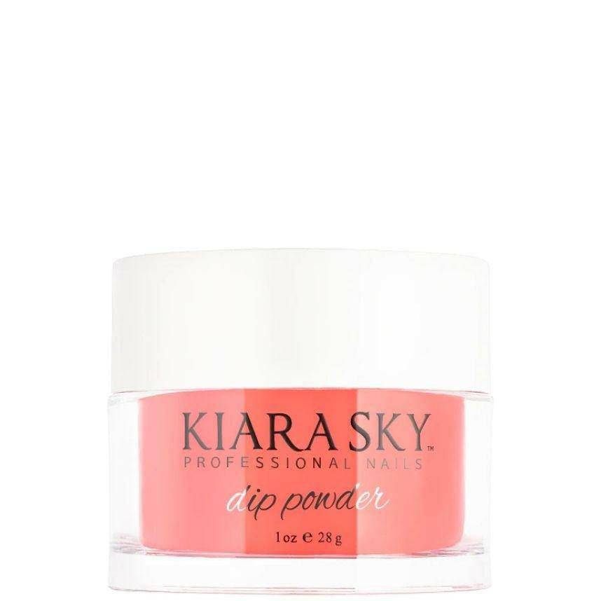 D490, Romantic Coral Dip Powder by Kiara Sky - thePINKchair.ca