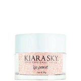 D496, Pinking of Sparkle Dip Powder by Kiara Sky