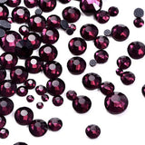 Dark Amethyst Mixed Sizes Rhinestones by thePINKchair