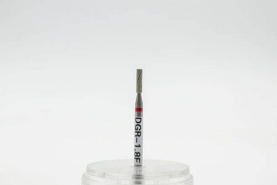 Diamond Cool Groove Nail Drill Bits DGR-1.8, BARREL, head size 1.8x7 mm - thePINKchair.ca - efile bit - U-Tools