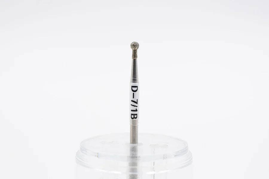Diamond drill bit D - 7/1, size 2.5x2.3 mm - thePINKchair.ca - efile bit - U - Tools