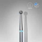 Diamond Nail Drill Bit, “Ball” (blue + 2.5mm head)