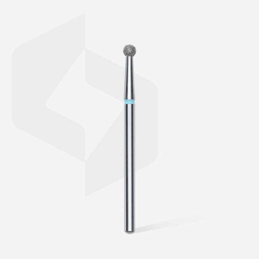 Diamond Nail Drill Bit, “Ball” (blue + 2.7mm head) - thePINKchair.ca - efile bit - Staleks