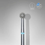 Diamond Nail Drill Bit, “Ball” (blue + 4mm head) - thePINKchair.ca - efile bit - Staleks